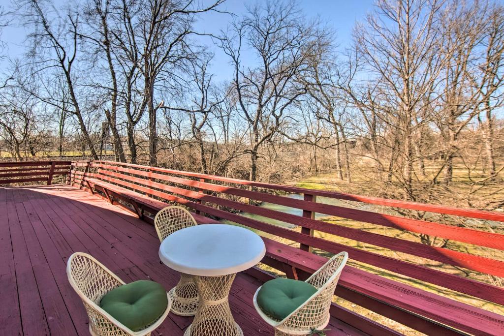 Rohrerstown Apartment | Creek Access & Deck: ‘Runningwater’ Lancaster Gem