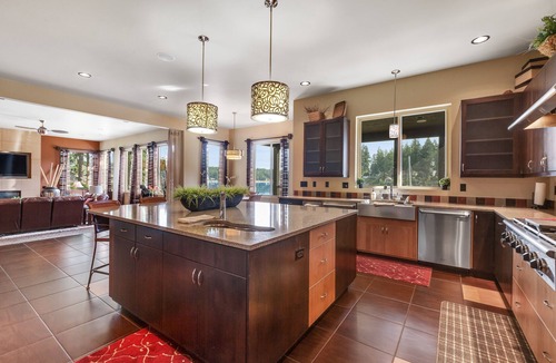 Fox Island House | Upscale waterfront estate with private dock, fireplace, & gourmet kitchen