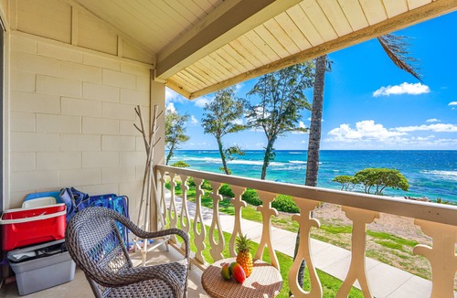 Wailua Apartment | View Beachfront, Split AC, Pool Hot Tub, King Bed