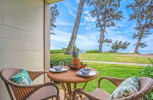 Wailua Apartment | View Beachfront, Split AC, Pool Hot Tub, King Bed