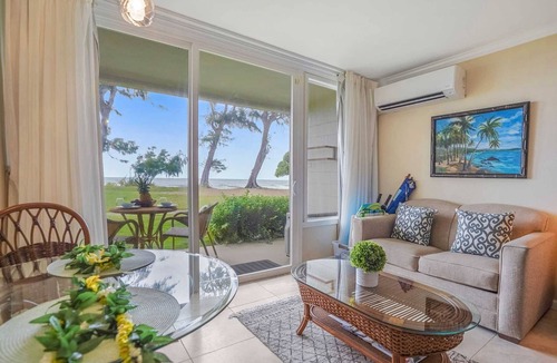 Wailua Apartment | View Beachfront, Split AC, Pool Hot Tub, King Bed