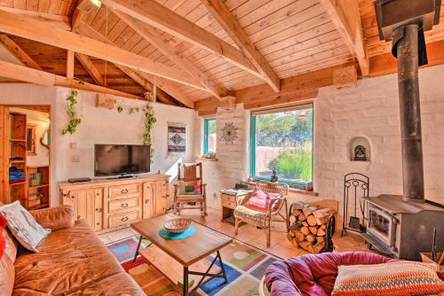 Eclectic Adobe Crestone Cottage w/Patio + Yard!