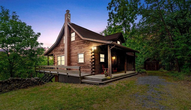 Rustic-Modern Mountain Cabin with Private Pond & Fire Pit Near Lost River, Baker, West Virginia